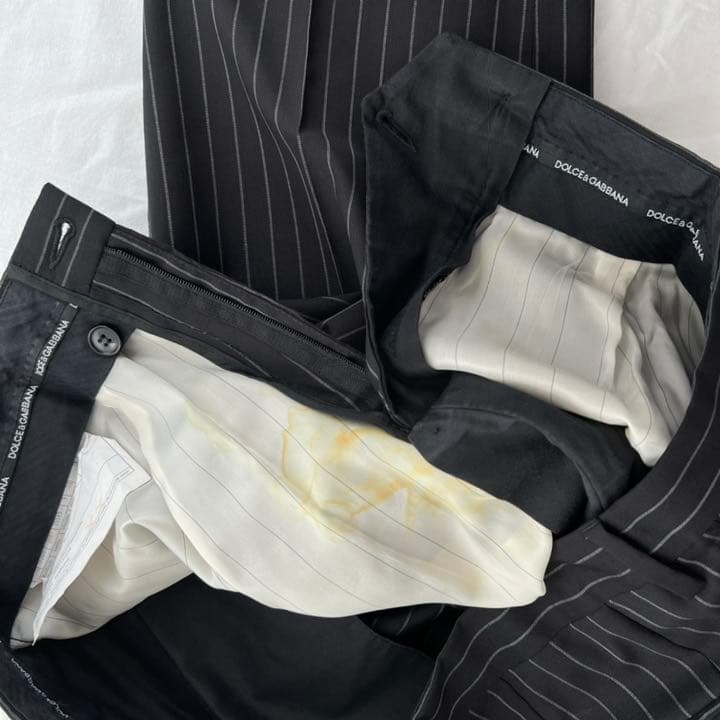 専用DOLCE&GABBANAストライプスーツ ドルガバスーツセットアップ 48