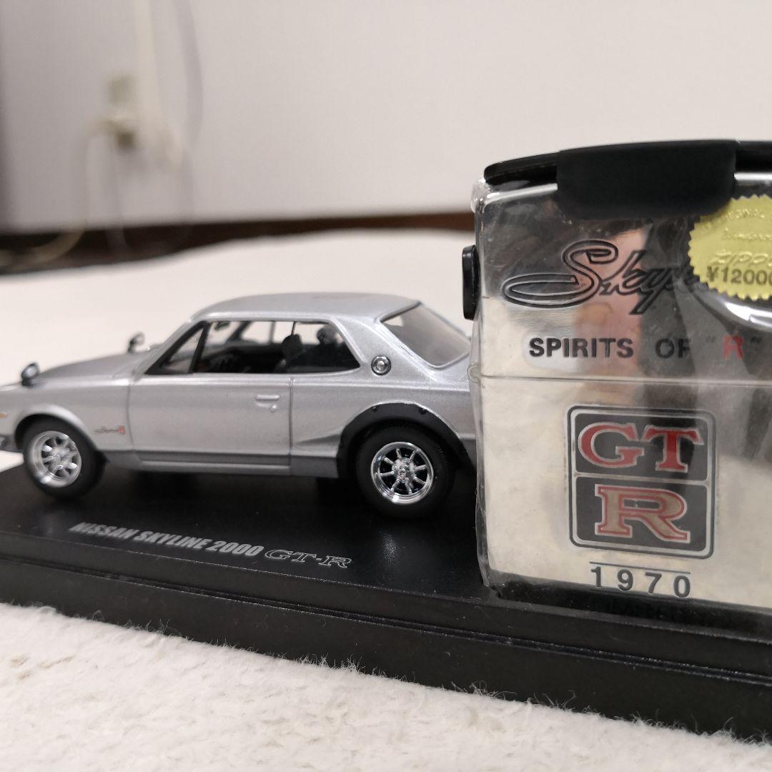 30年以上前のスカイライン2000GTRミニカーとZIPPO SKYLINE GT-R HISTORY ZIPPO 3点セット｜トレファクONLINE