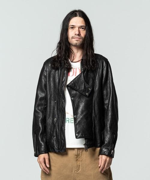 glamb Fencing leather riders 定価6万4900円 glamb Fencing leather riders 定価6