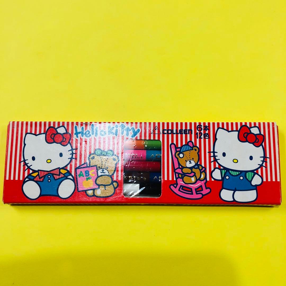 1988年製 サンリオ ハローキティ 色鉛筆 6本12色セット - メルカリ