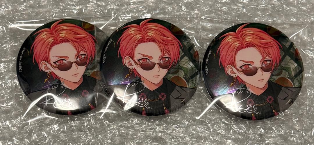 パラライ 6周年 缶バッジ 玲央 - メルカリ