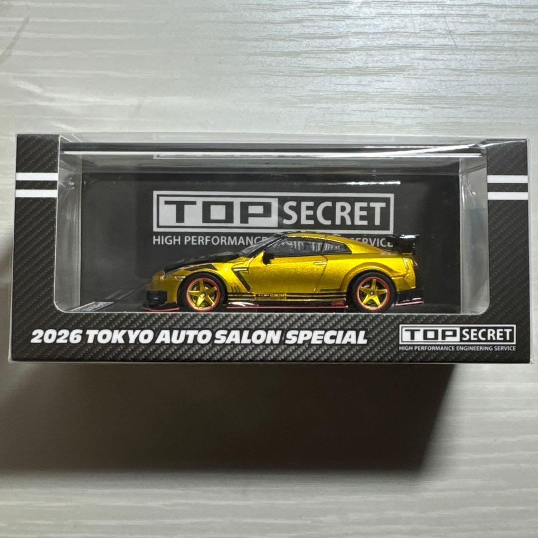 ミニカー TOP SECRET 1/64 R35 GT-R INNO MODELS 1/64「日産GT-R (R35) ”TOP SECRET”」(MDX2024イベント
