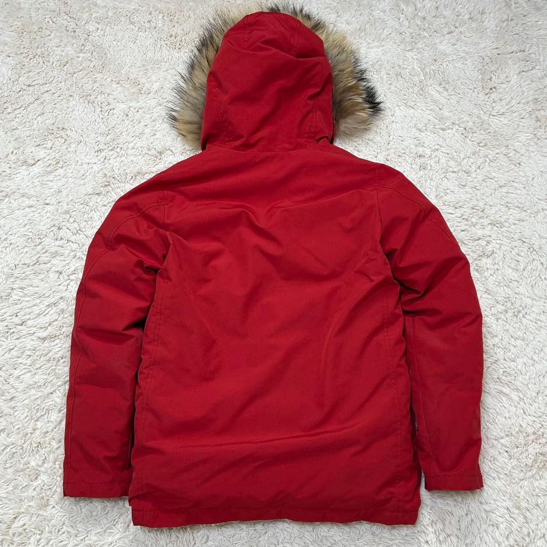 ダントン ダウンジャケット JD-8532 LAS Sサイズ 赤 レッド - メルカリ