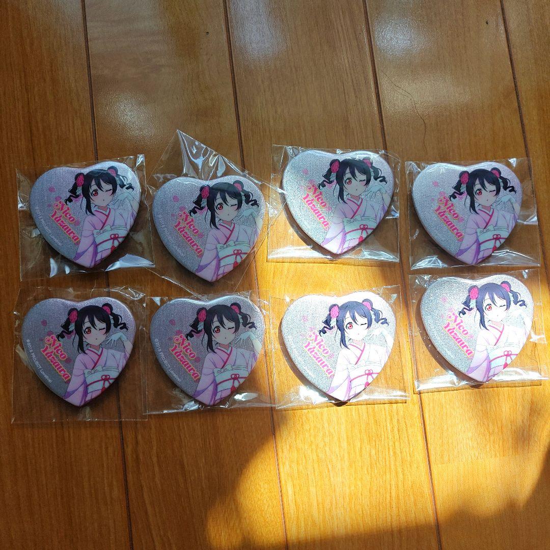 ラブライブ μ's 海外限定 OSE 公式 缶バッジ 矢澤にこ 8点セット