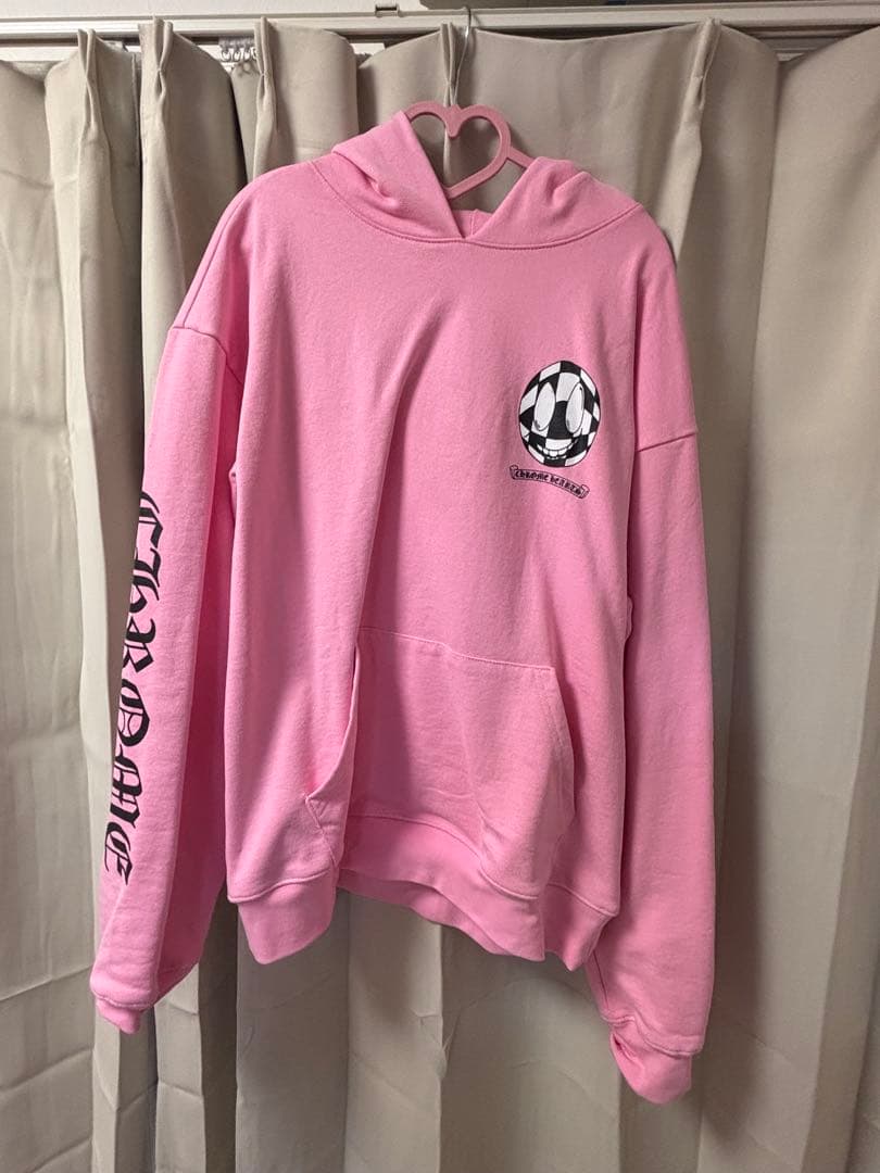 クロムハーツ パーカー ピンク