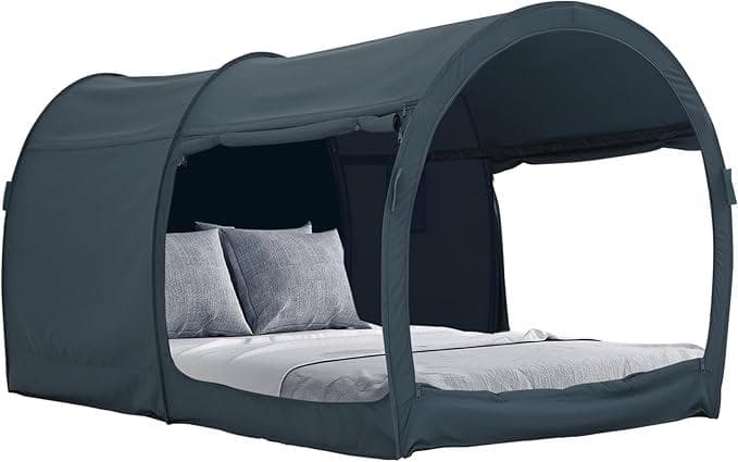 Leedor ポータブルベッドテント ダークグレー Amazon.com: LEEDOR® Bed Tent Dream Tents Bed Canopy Shelter Cabin