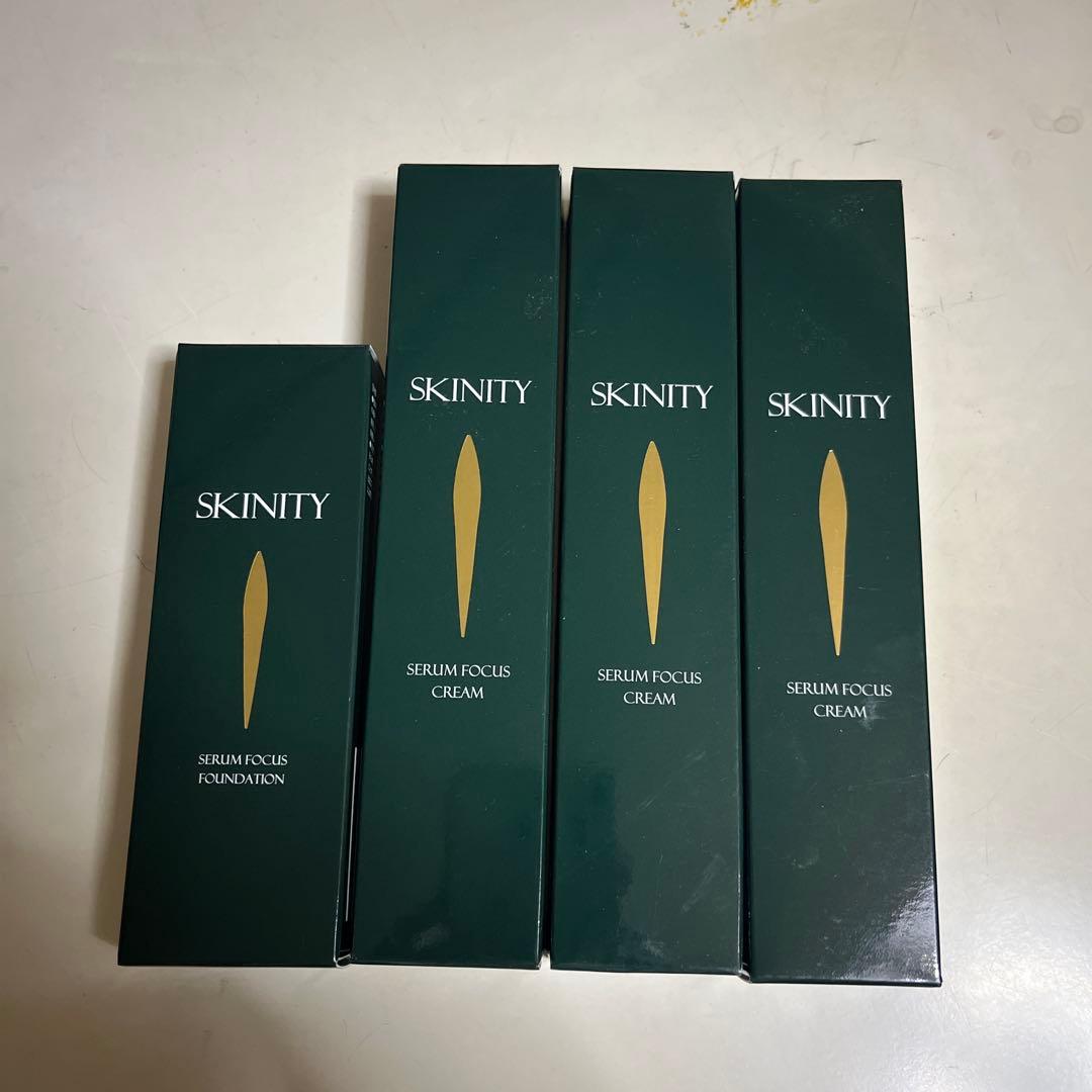 一時的値下げ❣️SKINITY セラムフォーカスクリーム＆ファンデーションセット