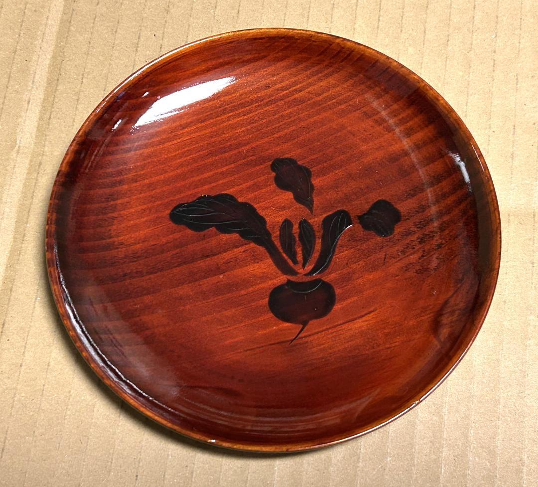 春慶塗“系”の木製漆皿・10枚セット 菓子器