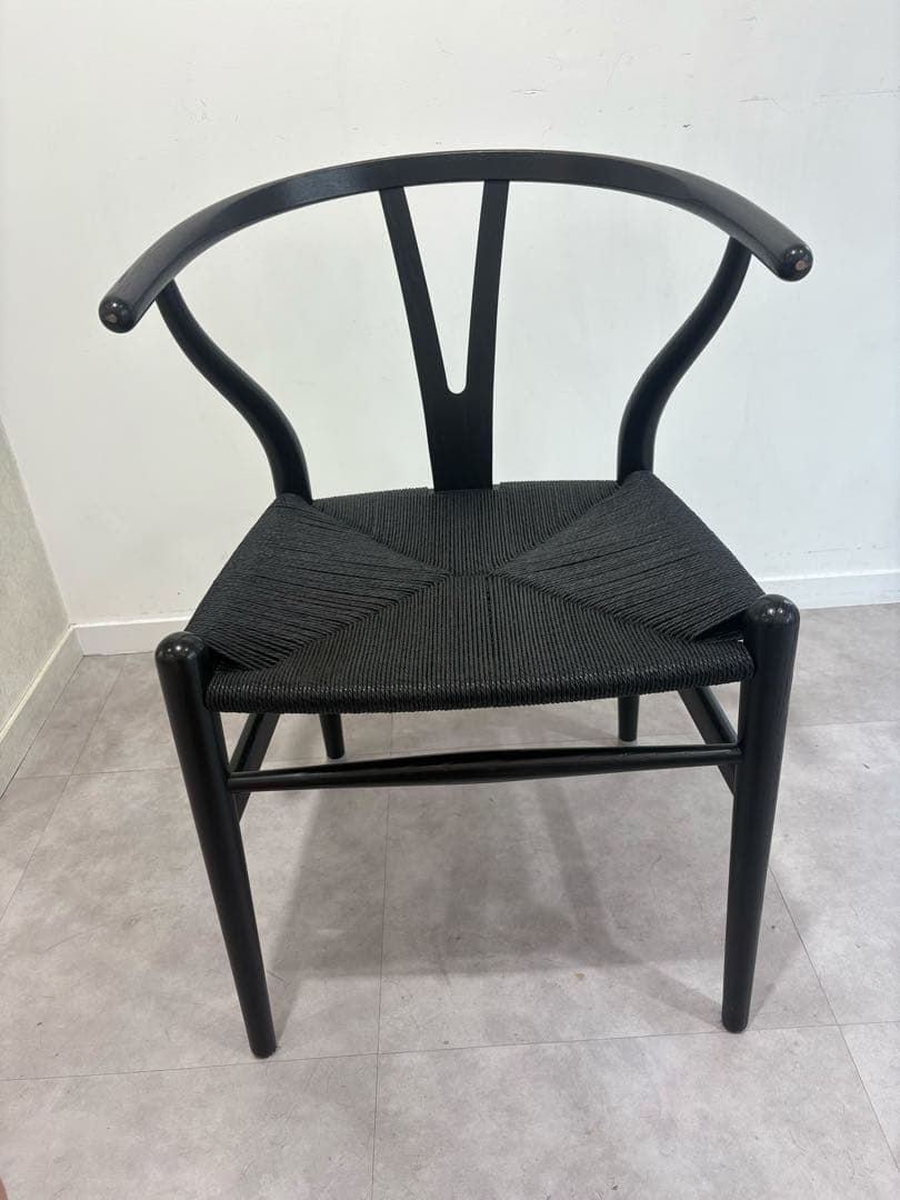 カール・ハンセン&サン　ブラック　Yチェア　CH24