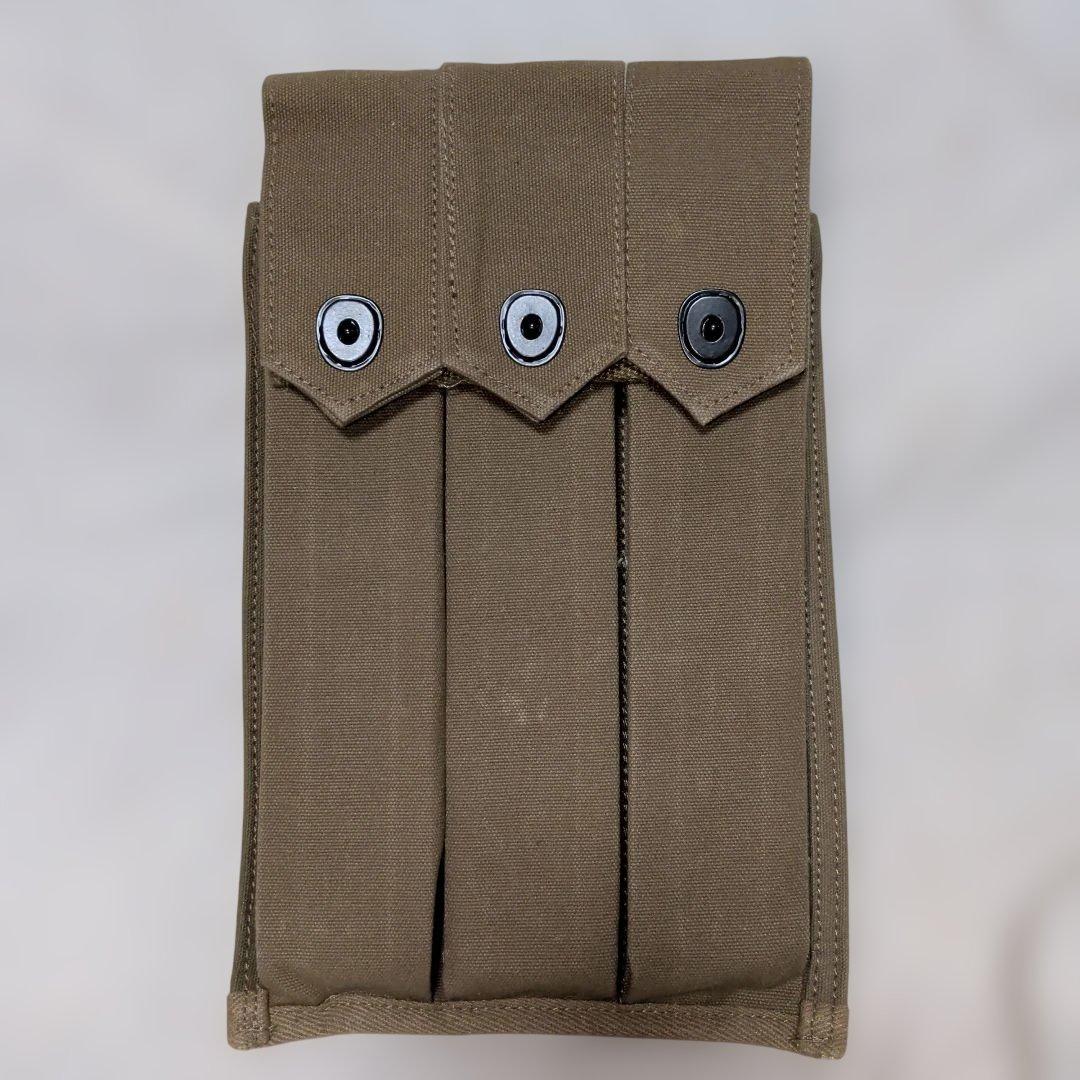 米軍実物　m3a1　マガジンポーチ OD トンプソンsmg mac10