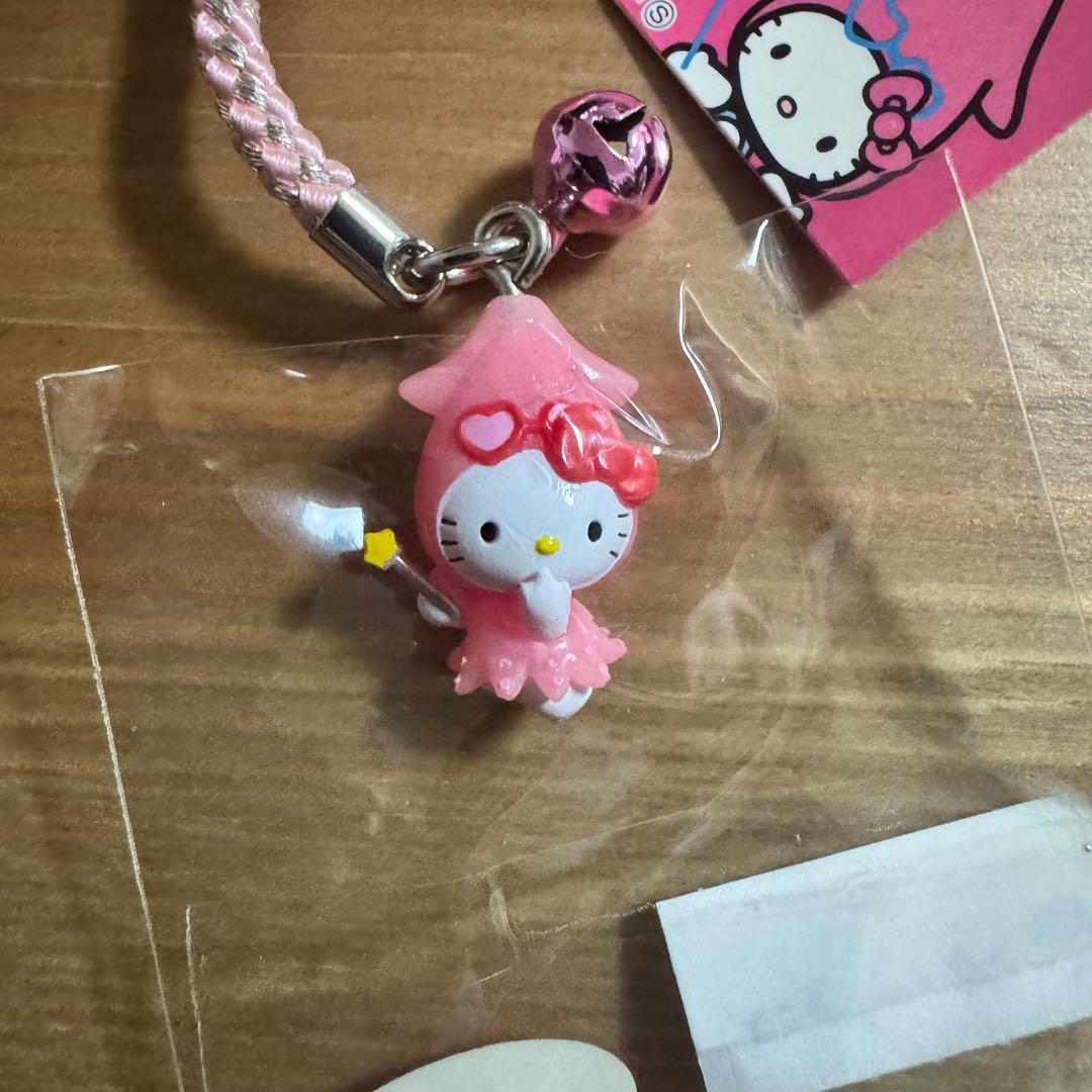 未使用品 ハローキティ ご当地キティ 富山限定 ホタルイカ 根付け