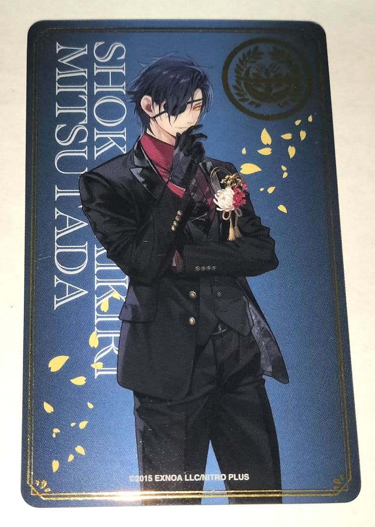 刀剣乱舞 とうらぶ 燭台切光忠 祝装箔押しクリアカード 大本丸博