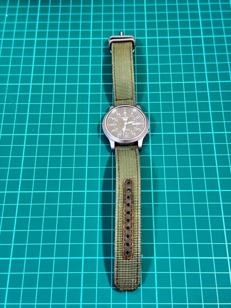 SEIKO 5 SNK80K2 セイコーファイブ ミリタリー グリーン