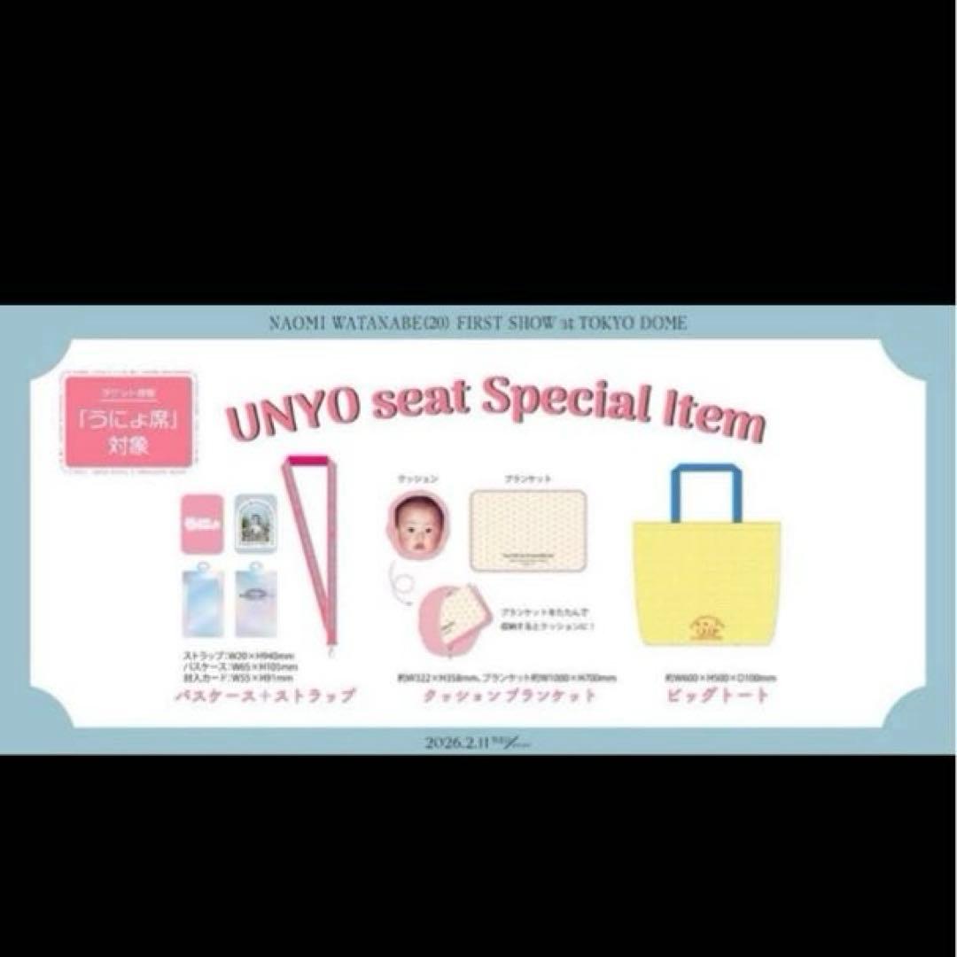 渡辺直美 東京ドーム ライブ うにょ席限定グッズ 銀テ ファイル - メルカリ