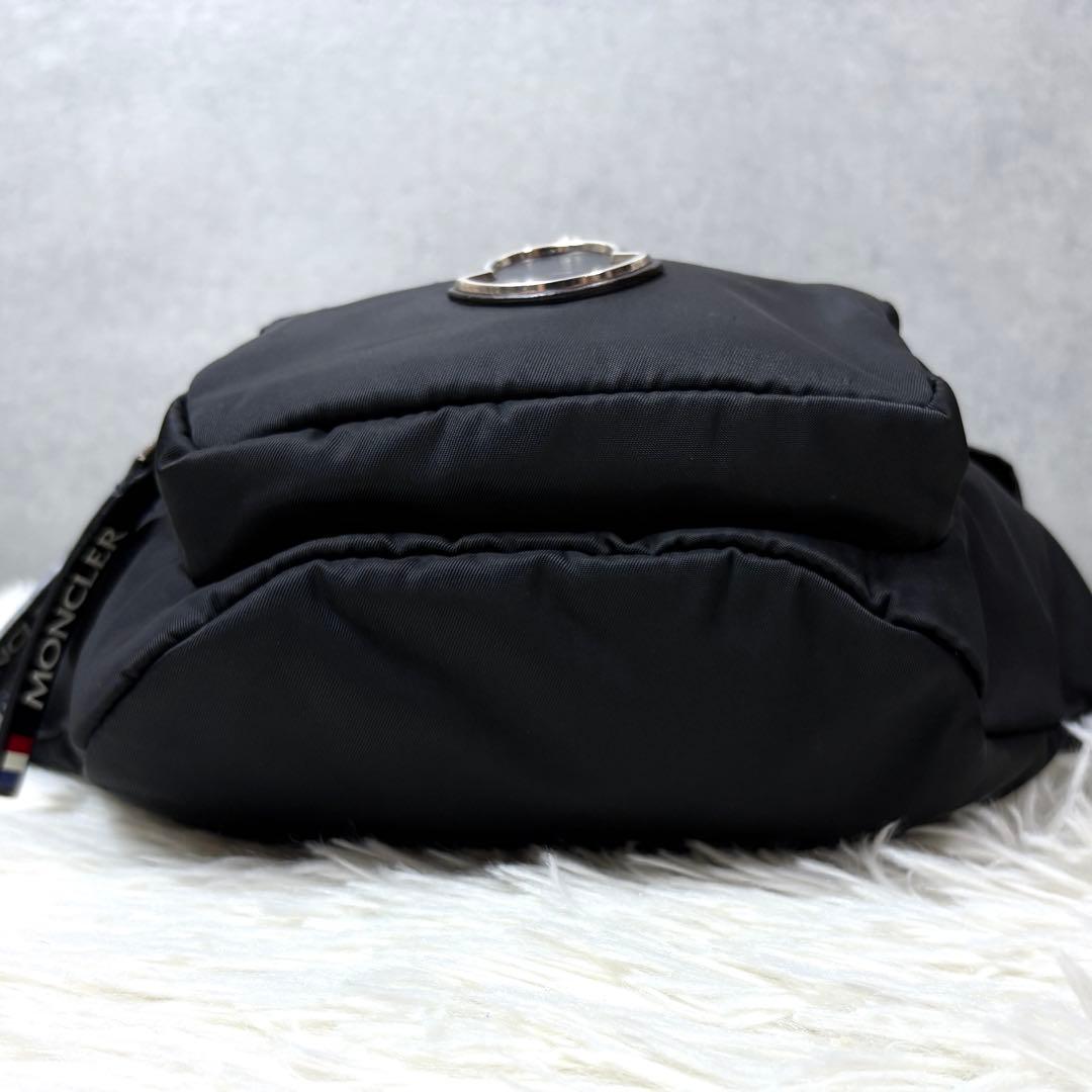 極美品】モンクレール FELICIE GM ボディバッグ ブラック 確実正規品