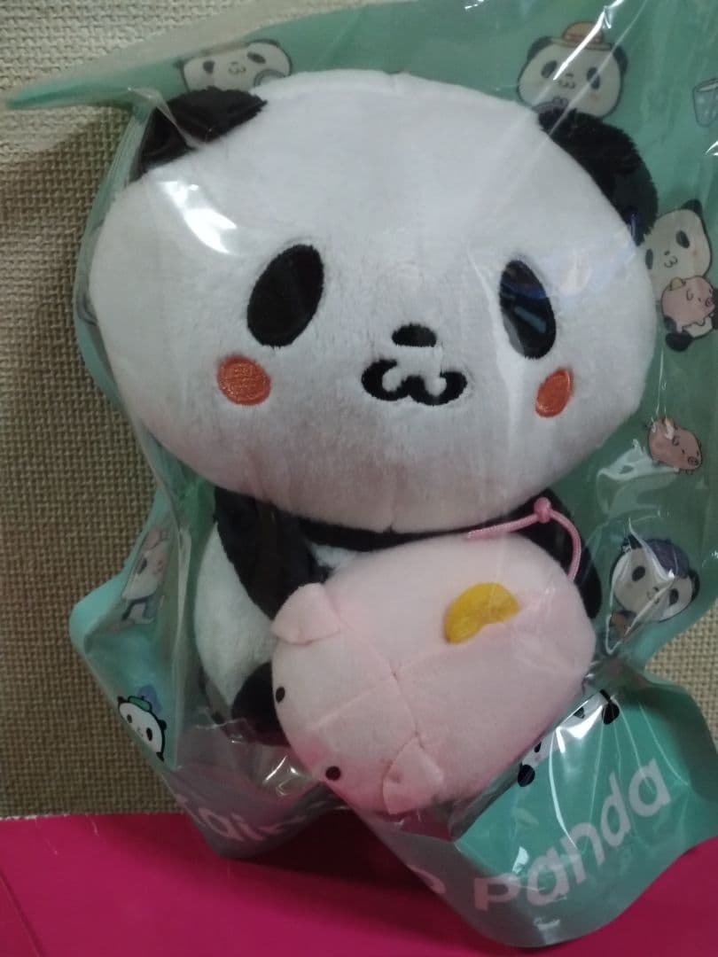 お買い物パンダのぬいぐるみ