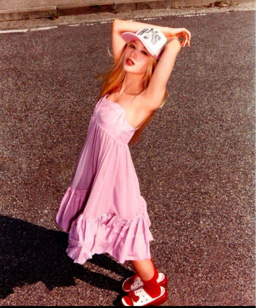 twice サナ着用】ヒステリックグラマー スタッズ メッシュキャップ