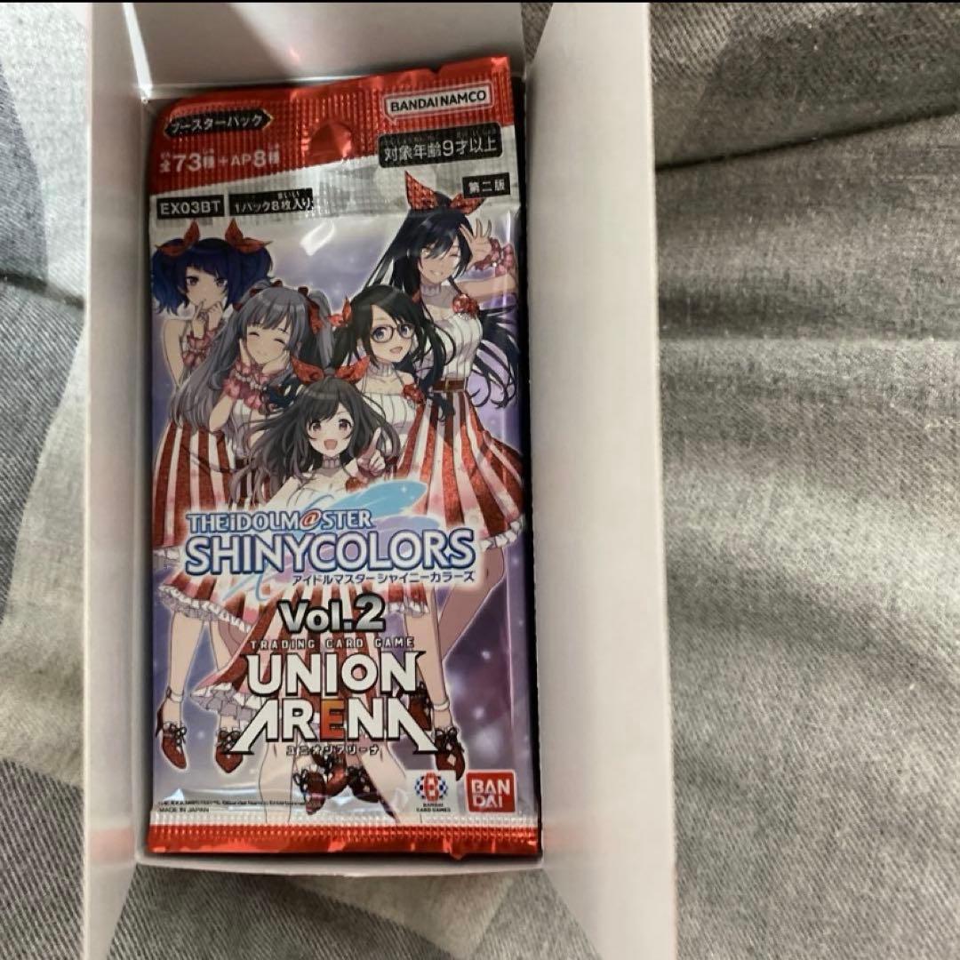 ユニオンアリーナ シャニマス vol.2 box 未開封 テープ無し - メルカリ