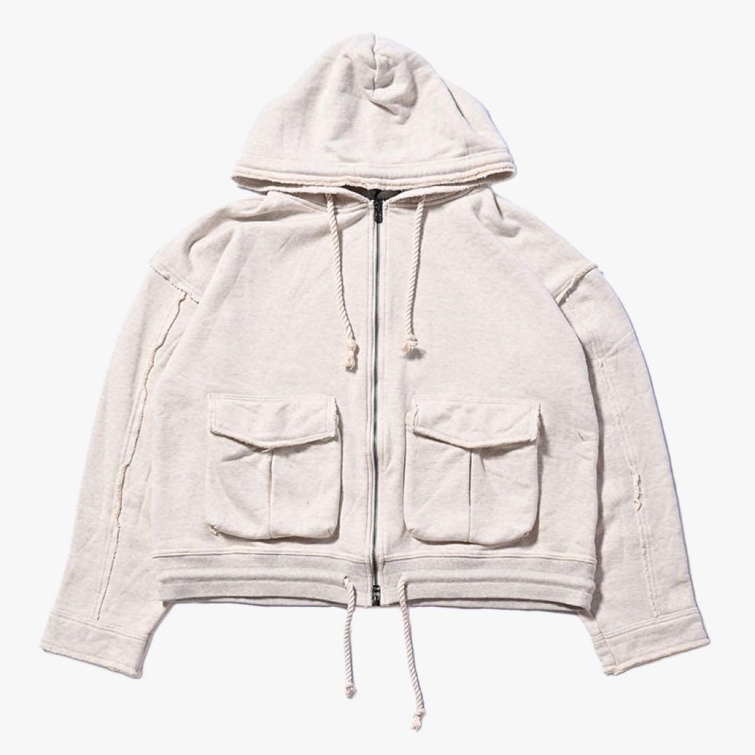 y*u様 KOOI kooi ホワイト　白　パーカー