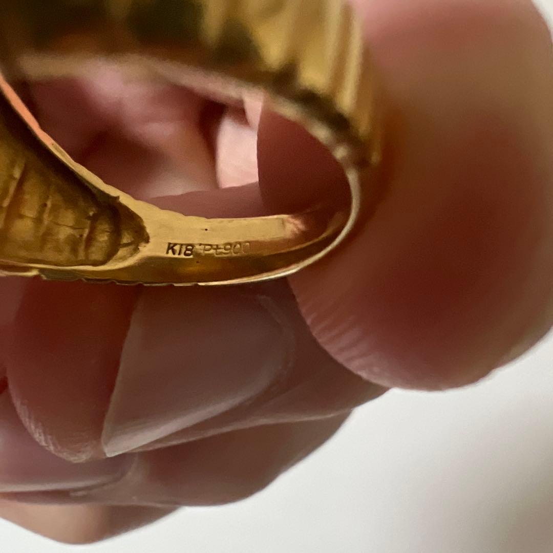 K18 ゴールドリング 1945 DOS PESOS - メルカリ