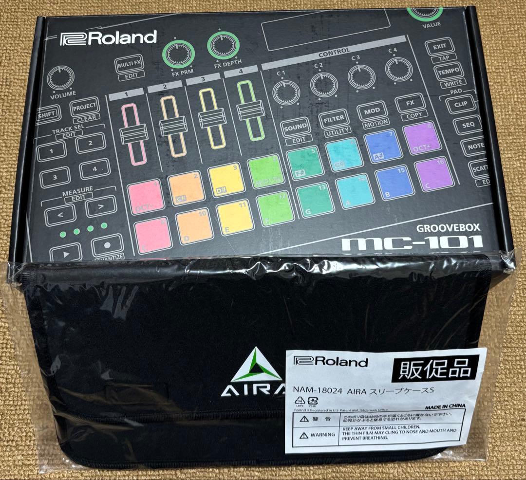 新品 追加音色あり Roland MC-101 ローランド MC-707 Roland GROOVEBOX MC-707 / MC-101 | 直感的操作でエレクトロニック