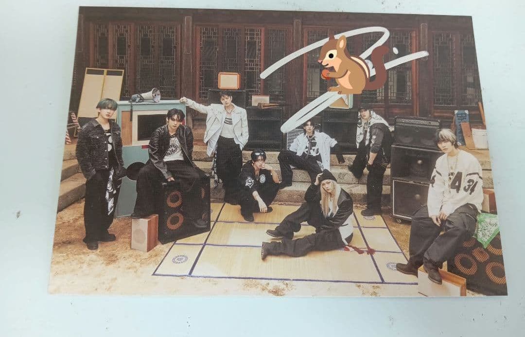 Straykids HOP 合 US限定 直筆サイン入りポストカード ハンジソン