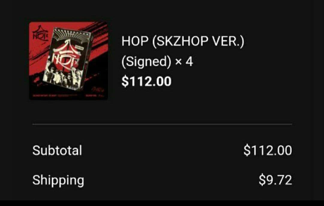 Straykids HOP 合 US限定 直筆サイン入りポストカード ハンジソン