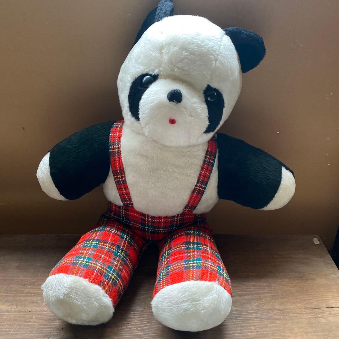 昭和なパンダ レトロ 特大 ぬいぐるみ - メルカリ