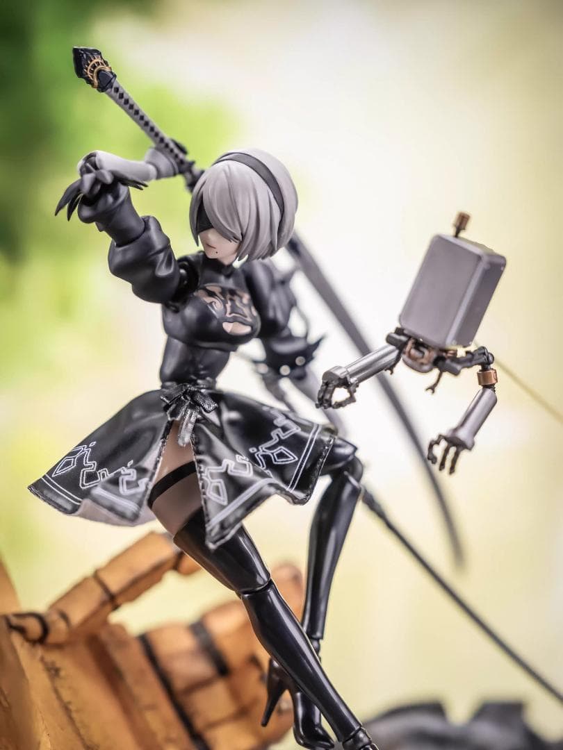 figma 2B（ヨルハ二号B型）用スカート 布製 可動UP 本体なし - メルカリ