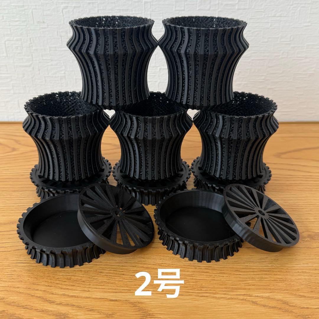 3Dプリンター鉢 メッシュ 2号 受け皿 5個セット TR0122gu5set - メルカリ
