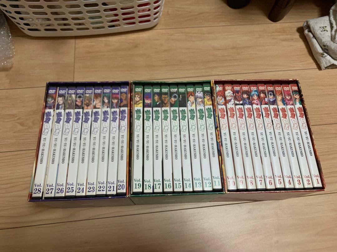 翔平さん専用！DVD 幽☆遊☆白書 幽遊白書 全巻セット 全28 巻セット 新品ケース交換済み 幽遊白書【DVD】全28巻 セット｜Yahoo!フリマ（旧