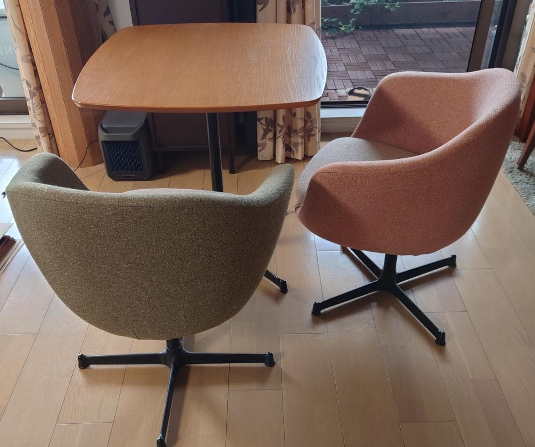 【miminoko】モモナチュラルのチェア（グリーン）１脚のみ