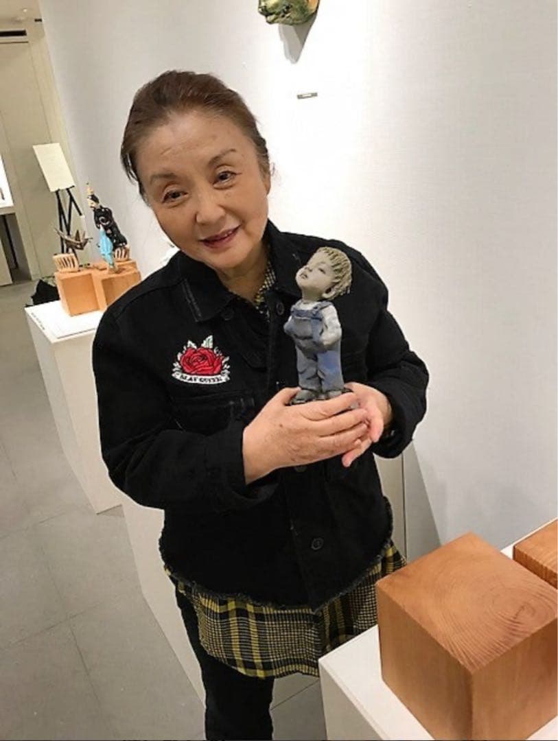 結城美栄子 陶人形 少年像 女優 人形作家 陶芸家 - メルカリ