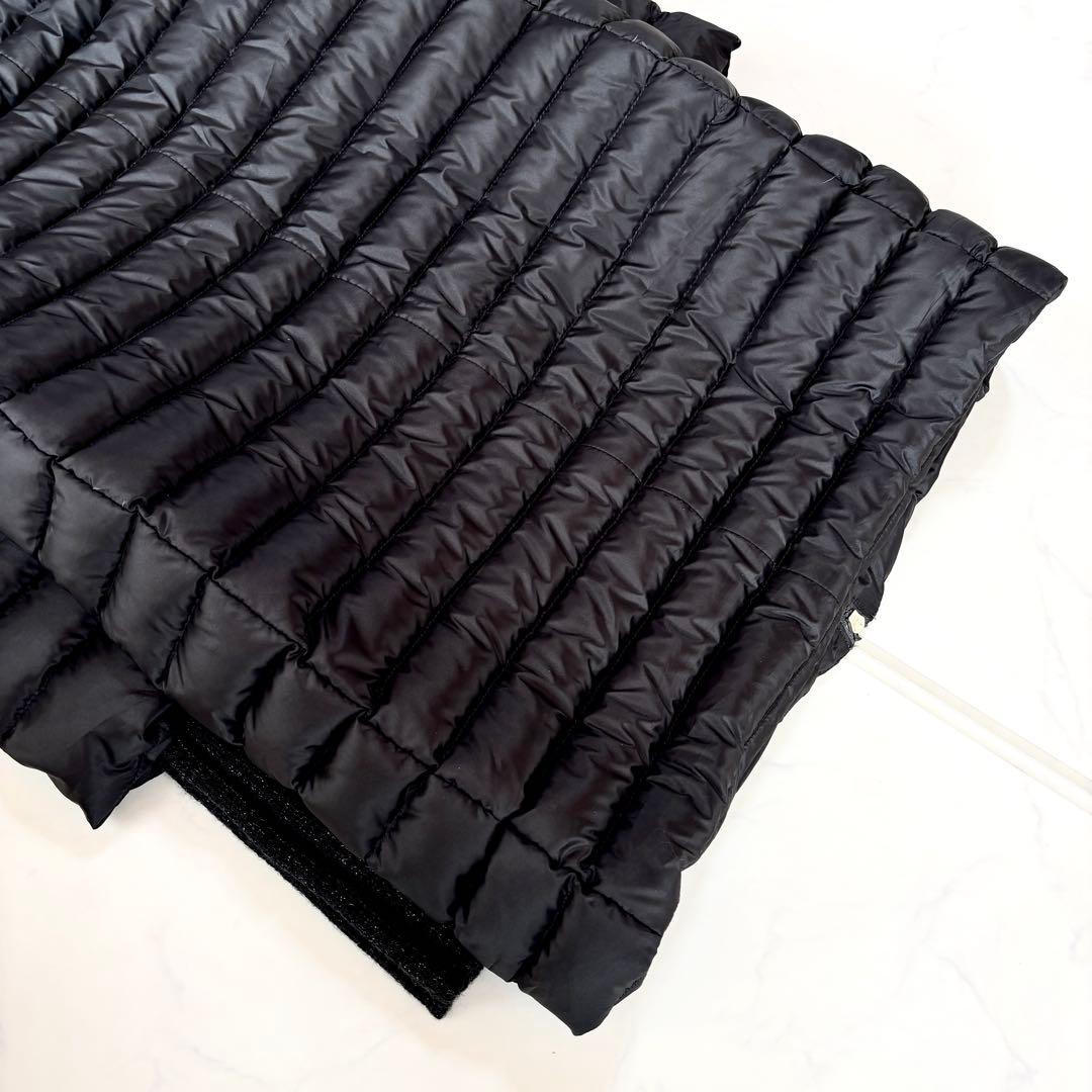 美品✨マックスマーラ ダウンコート 異素材切替 ニット袖 ブラック 42