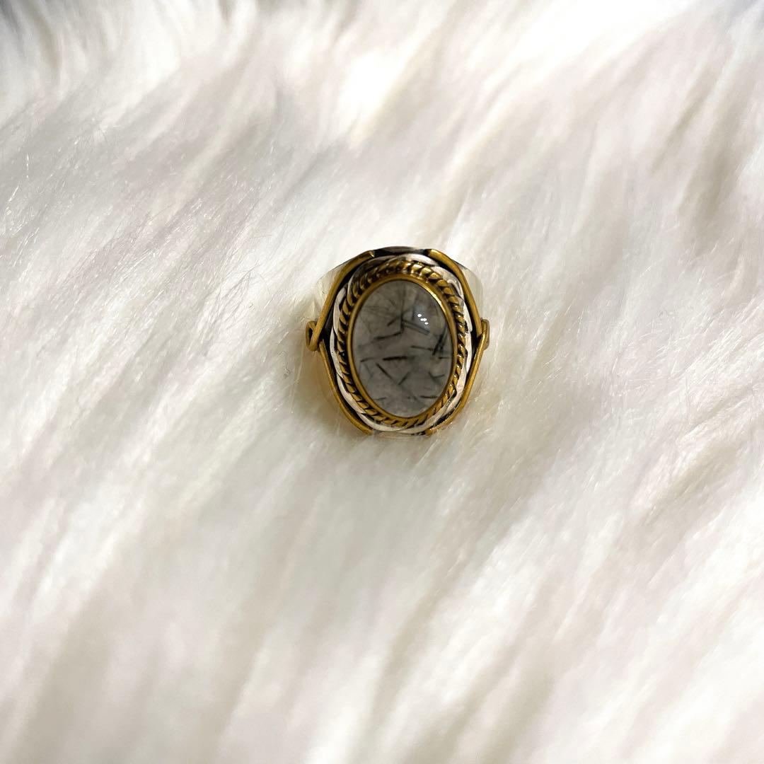 新品未使用】ビジュマム Bijumam コネクトリング シルバー925 天然石