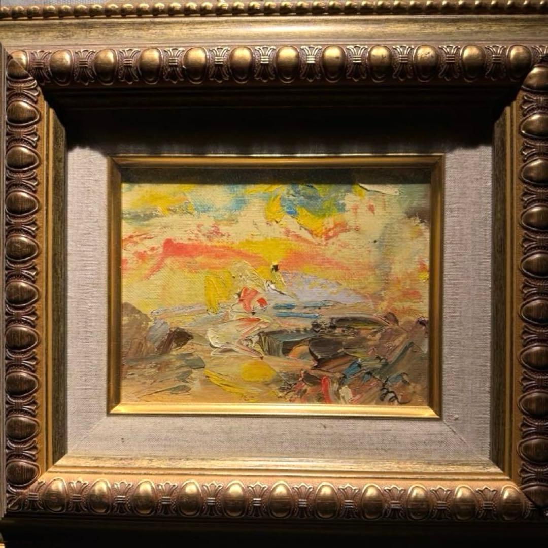 印象派　本村浩章【肉筆油彩画】直筆サインあり