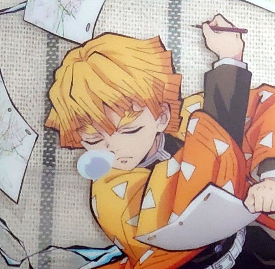 鬼滅の刃 鬼滅祭 関係者記念本 表紙イラスト アクリルスタンド 我妻 善