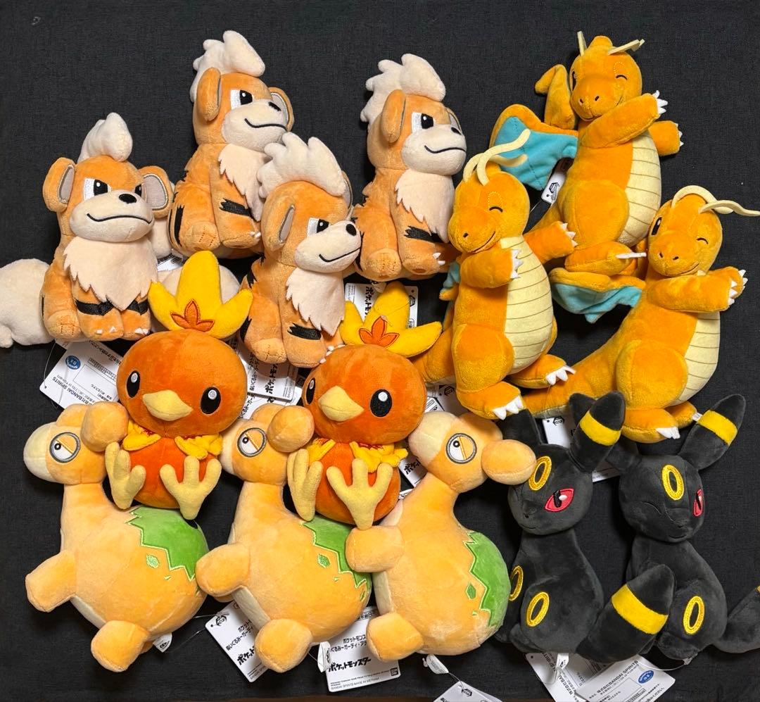 ポケットモンスター ポケモン ぬいぐるみ プライズ品 まとめ売り 14個セット