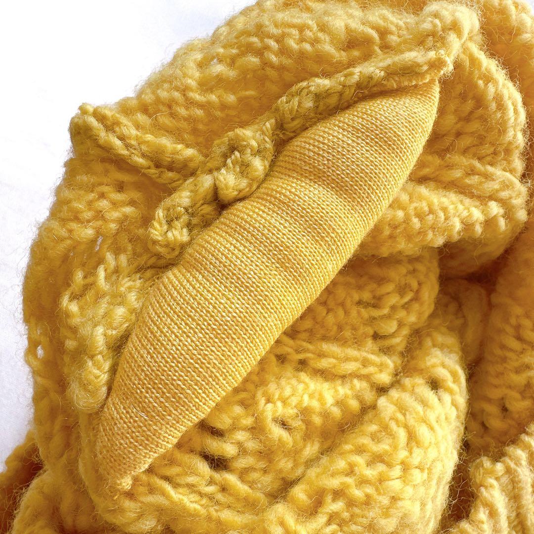 イザベルマランエトワール 透かし編み ニット セーター 黄色 - メルカリ