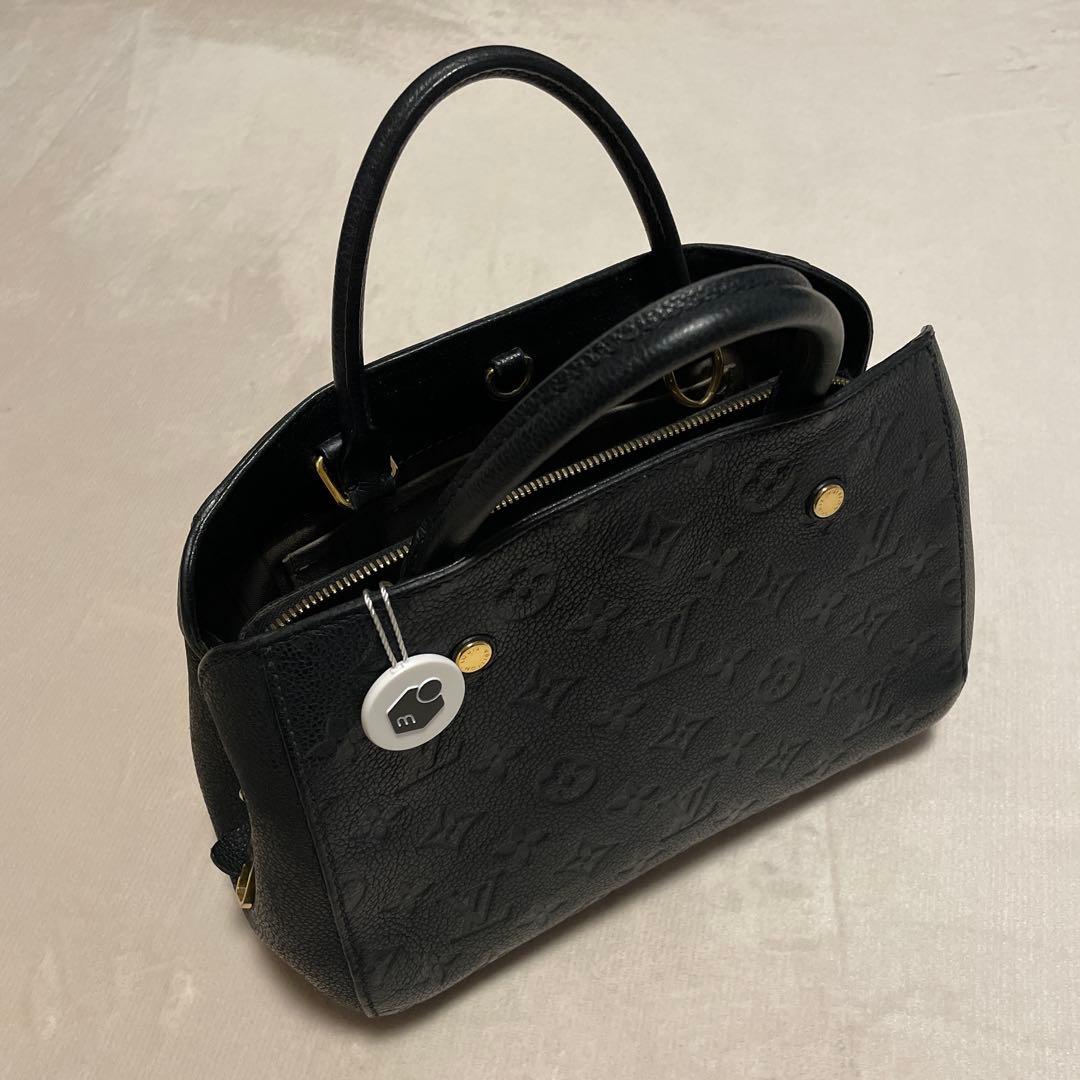LOUIS VUITTON モンテーニュBB モノグラム アンプラント　黒