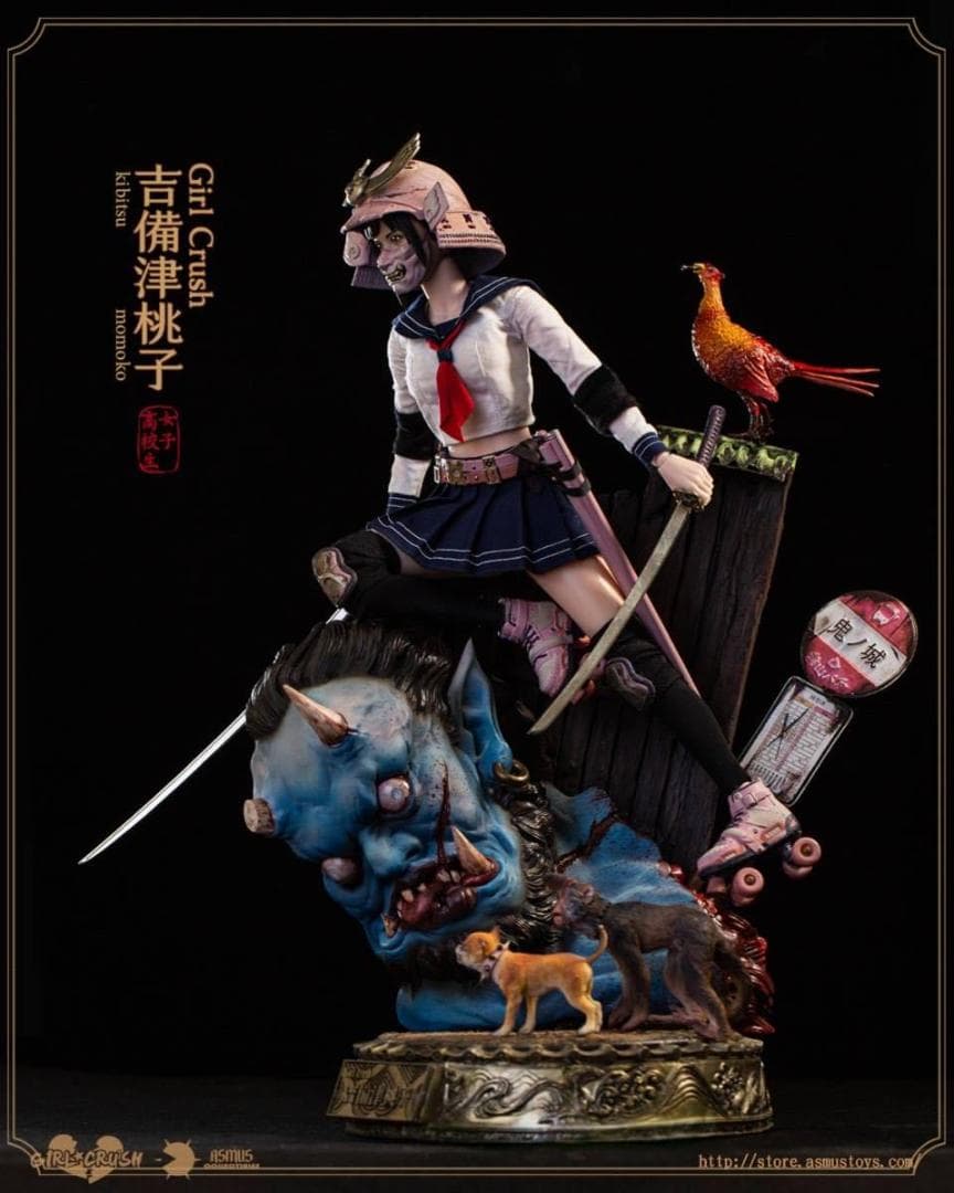 Asmus Toys 1/6 爆裂ガール 第2弾 吉備津桃子 桃太郎 GC002 Amazon | 「AC」Asmus Toys GC002 1/6 女性 爆裂ガール シリーズ 侍