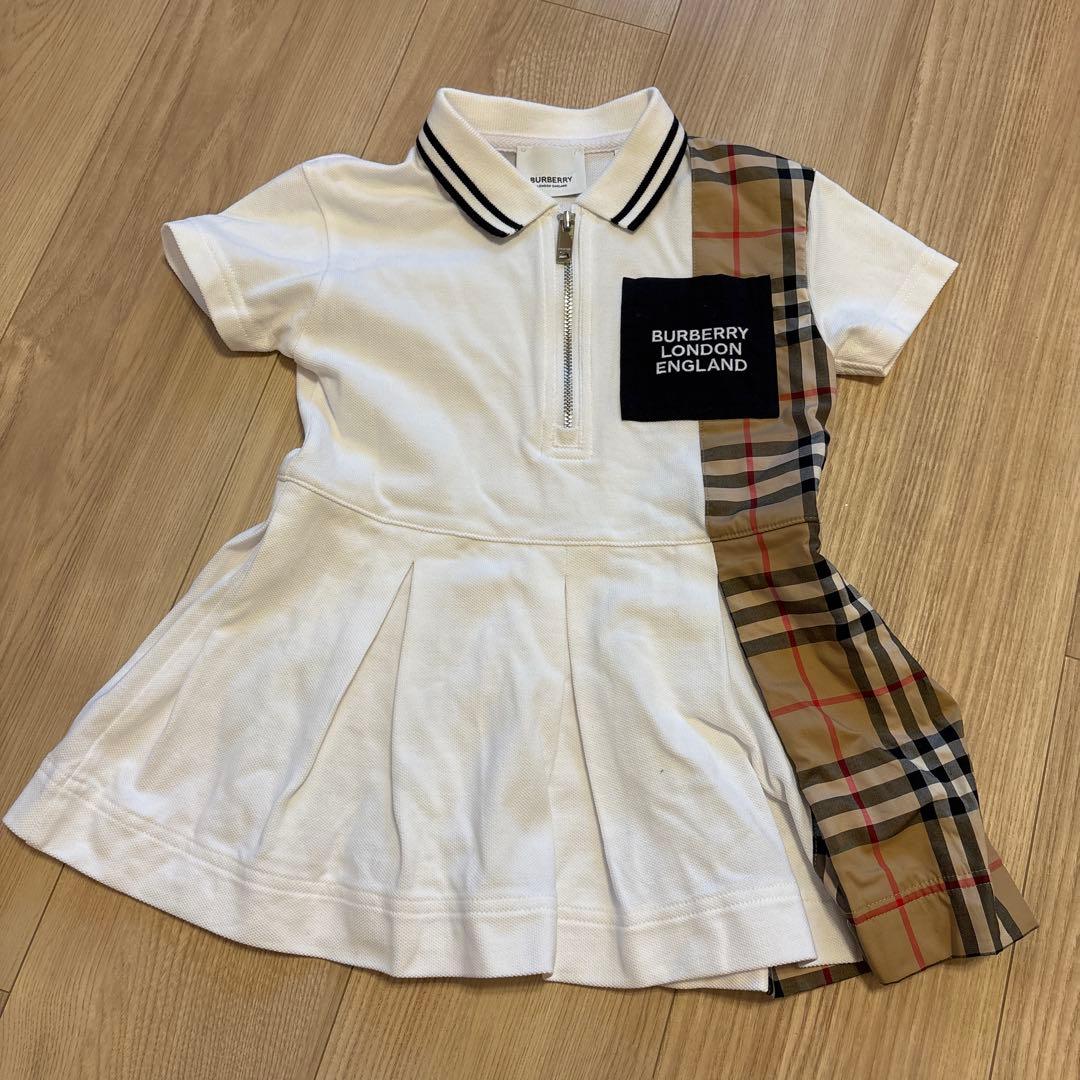 BURBERRY 半袖ポロワンピース 100cm