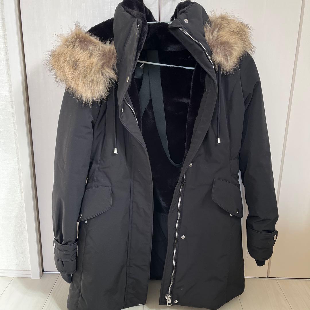【新品】ZARA ブラック ダウンジャケット Mサイズ