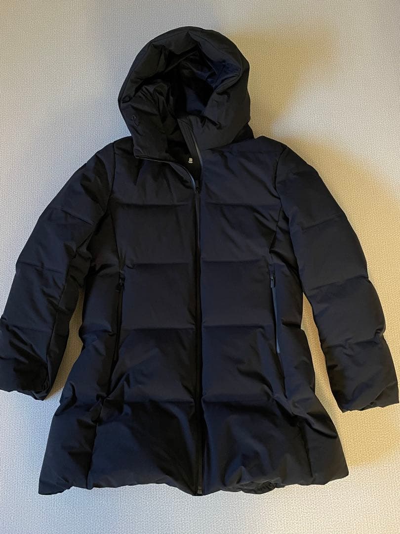 ユニクロ ストレッチシームレスダウンショートコートXL レディース 美品】UNIQLO ストレッチシームレスダウンショートコート レディース