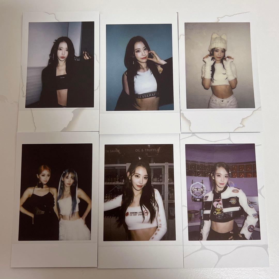 LESSERAFIM インスタントフォトカード トレカ 6種 宮脇咲良 - メルカリ