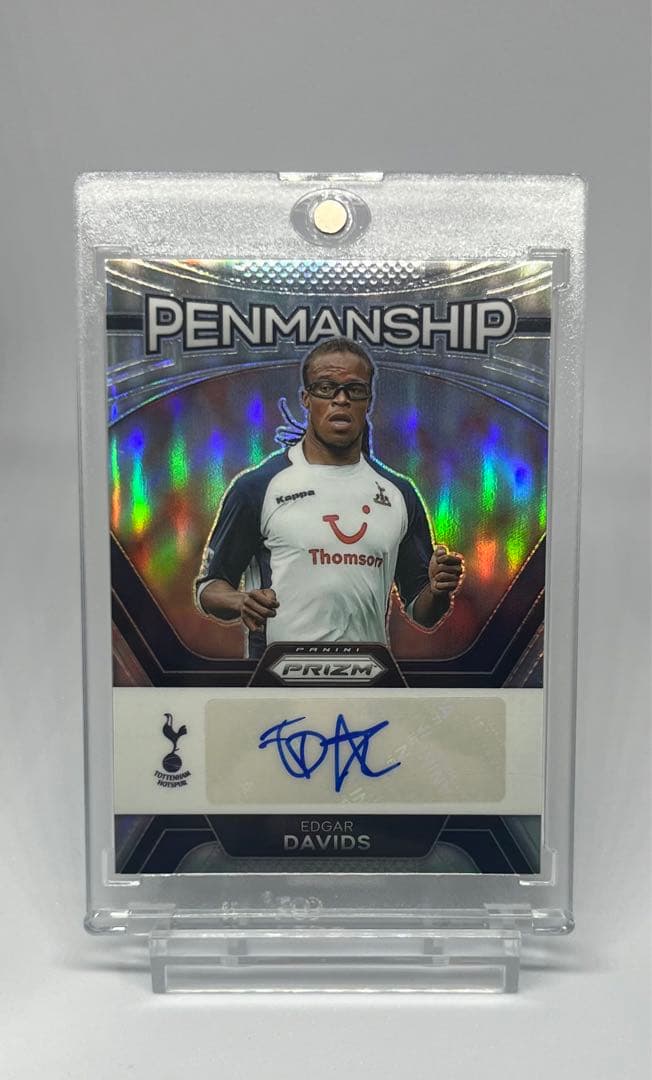 【99枚限定】エドガー•ダービッツ　サイン　トッテナム　ユベントス　Prizm Yahoo!オークション -「ダービッツ」の落札相場・落札価格