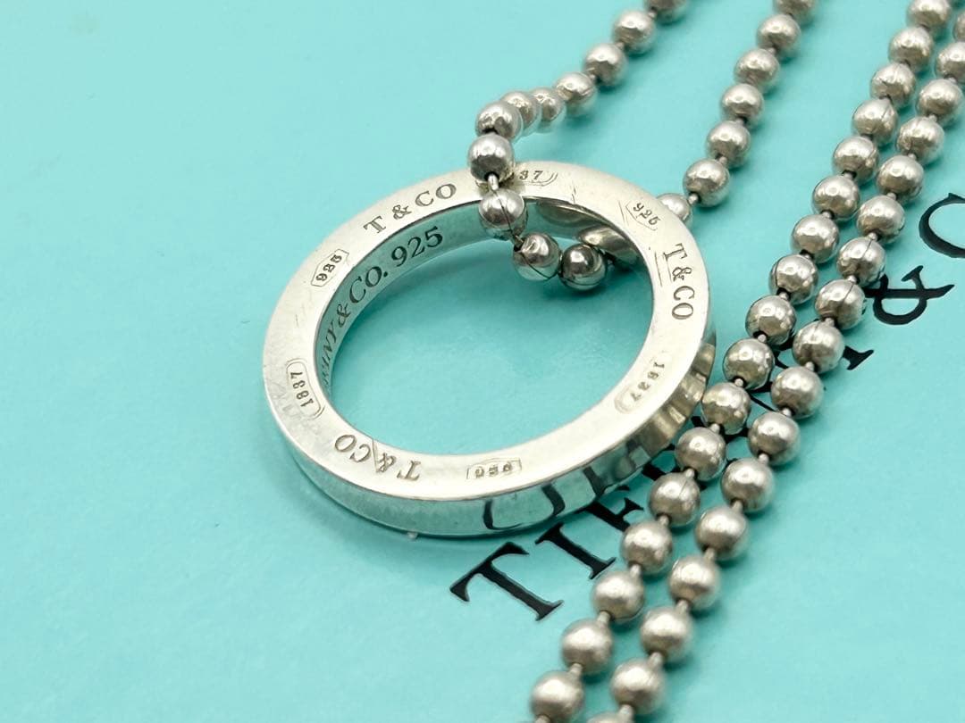 ティファニー 1837 サークル ネックレス Ag925 シルバー
