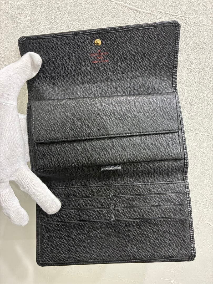 美品】ルイヴィトン エピ ポルトフォイユ サラ 長財布ノワール M63382
