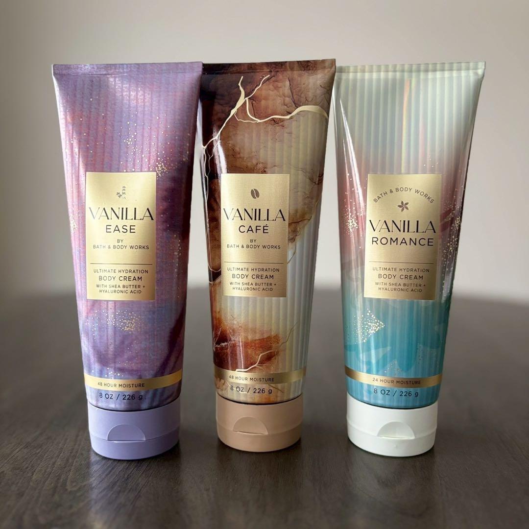 バスアンドボディワークス★バニラ系ボディクリーム3種セット