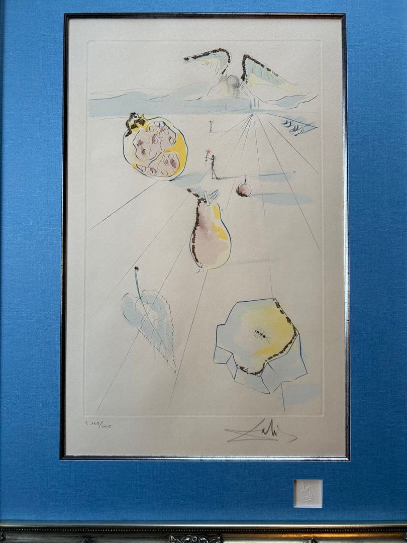 サルバドール・ダリ エッチング ソロモン雅歌 谷の果実」1971年ダリ